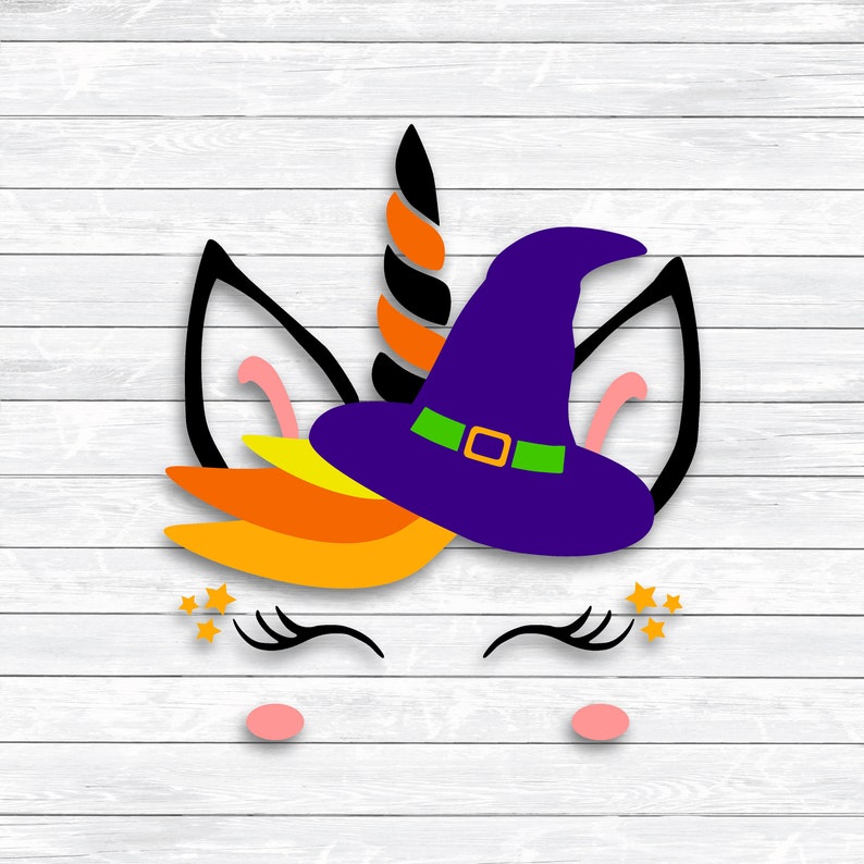 Download Halloween Unicorn Face Svg Halloween Svg Unicorn Clipart ...