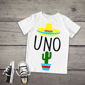 Eerste verjaardag Svg, Fiesta, Taco-thema, Sombrero, Cinco de Mayo, verjaardag jongen, Uno, DXF, PNG, SVG, bestanden voor, silhouet, Cricut, gesneden bestanden