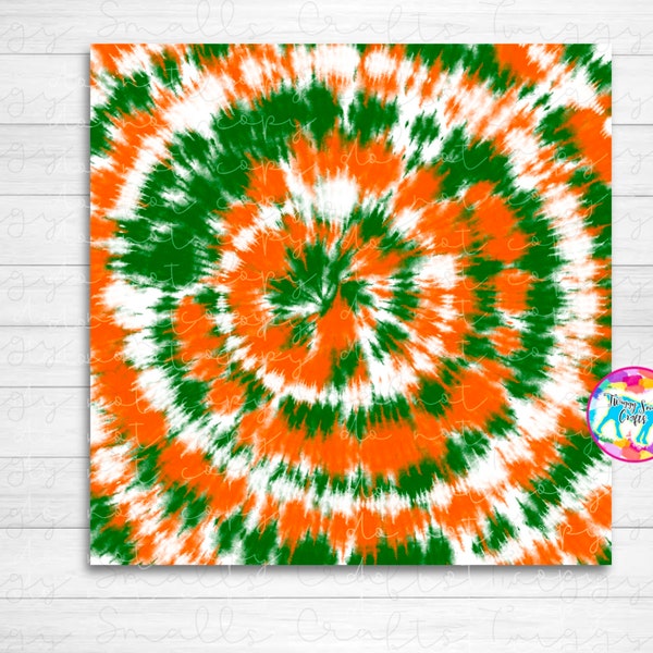 Tie Dye Sublimation Design Download, Green and Orange, Boy tie dye, Sublimation Background Elements, PNG, Football, Clipart