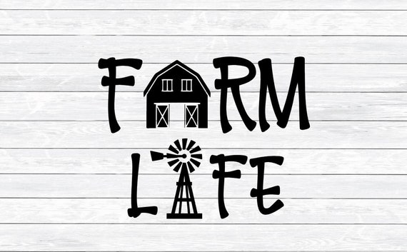 Download Farm Life Svg Farmer Svg Farm Svg Barn Windmill DXF PNG