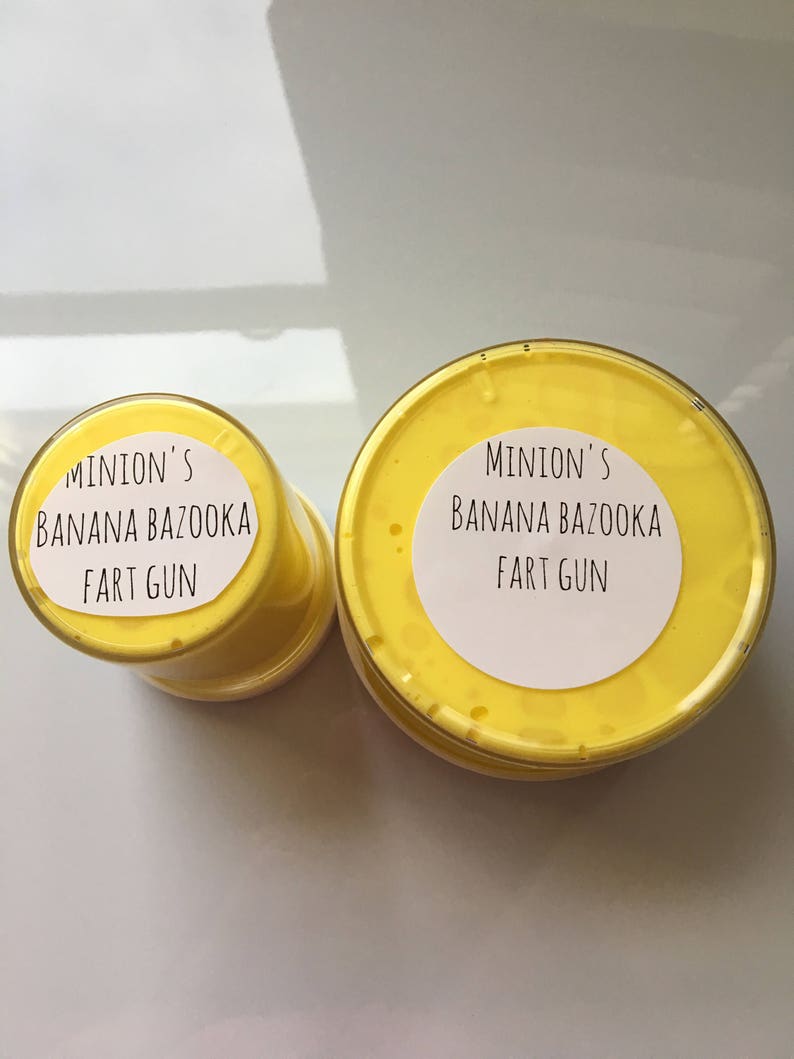Minion's Banana Bazooka Fart Gun slime snow Etsy