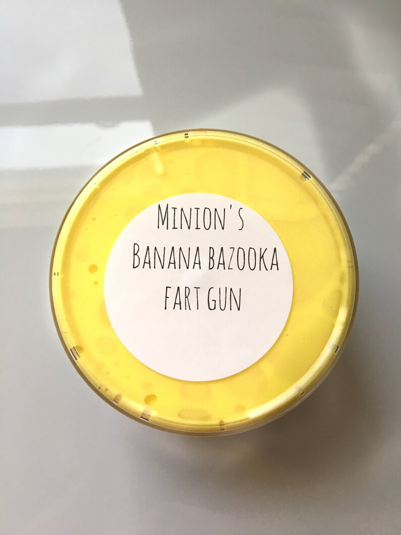 Minion's Banana Bazooka Fart Gun slime snow Etsy