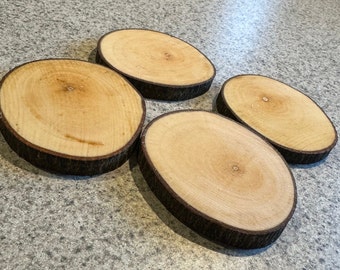 wood log coasters