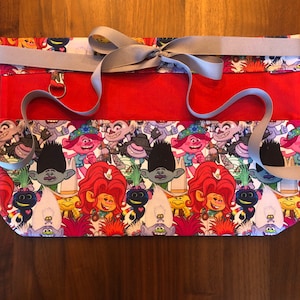 Trolls Teacher Apron with Key Ring