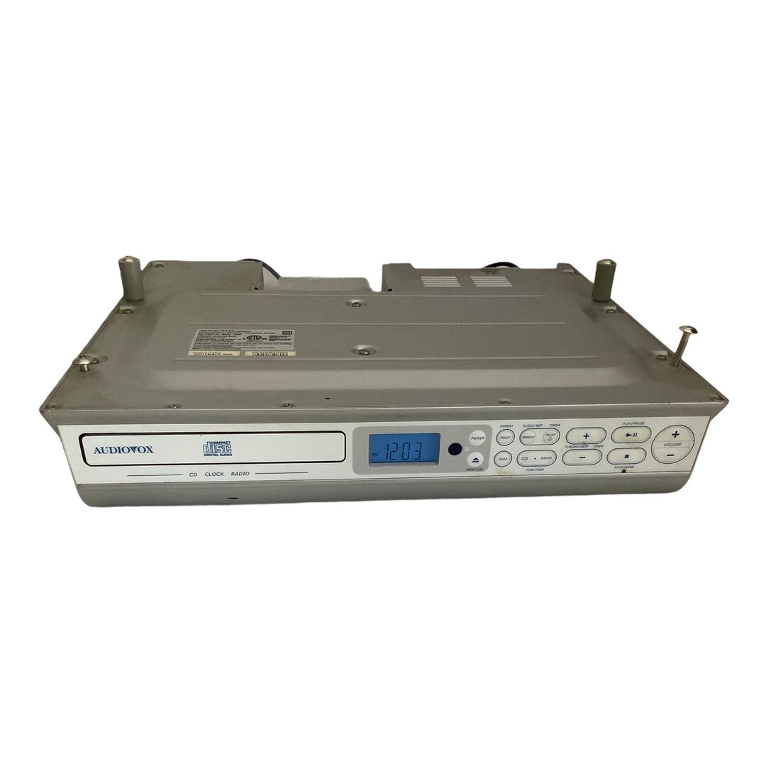 Audiovox KCD3180 Under Kitchen CD Clock Radio Etsy