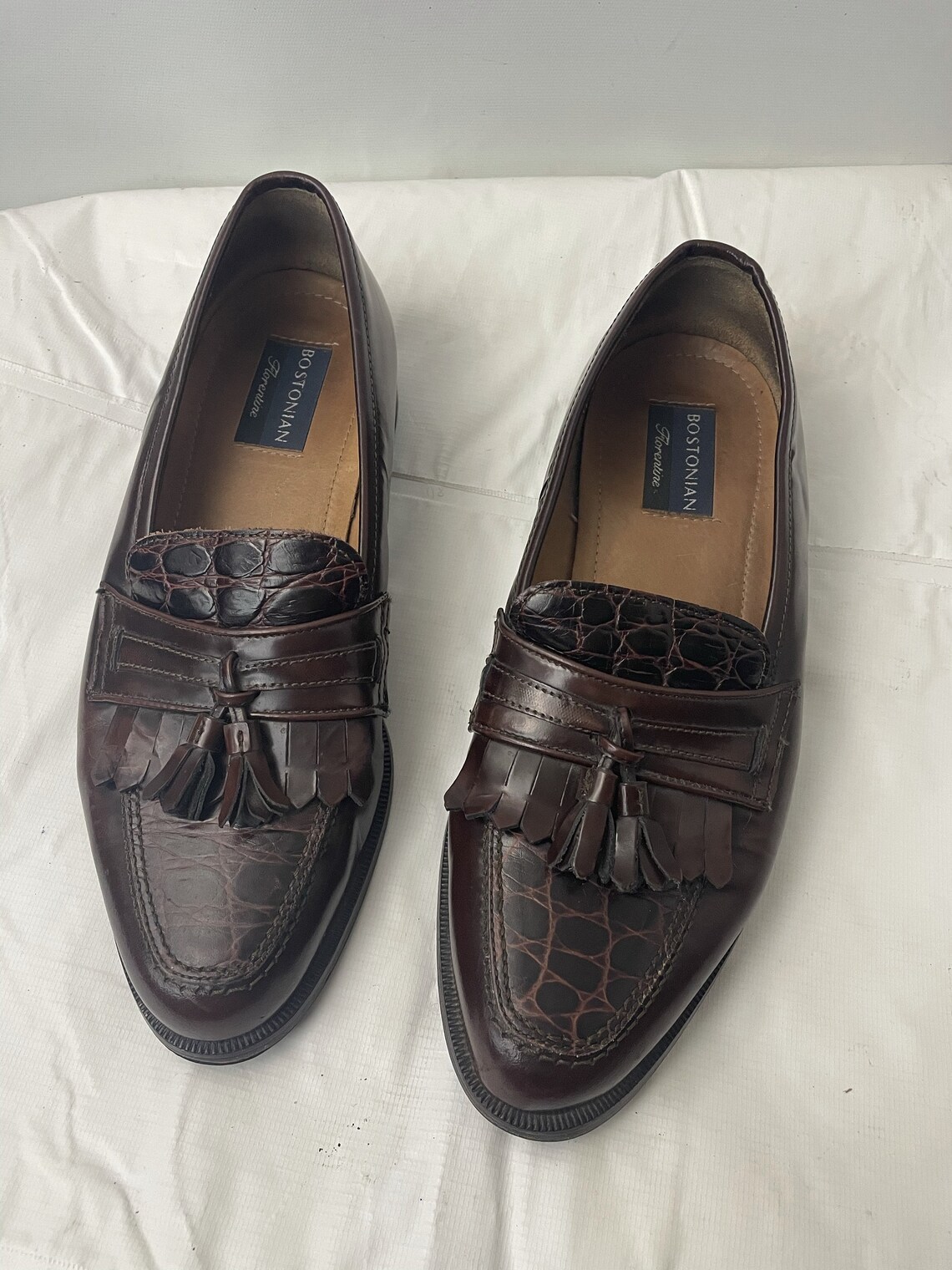 Mens shoes Bostonian Florsheim tassel slip on shoes size 9 m Etsy