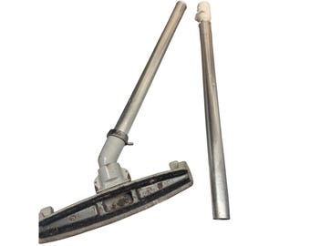 Spazzola per pavimenti Electrolux vintage, accessorio originale in alluminio bianco per aspirapolvere.