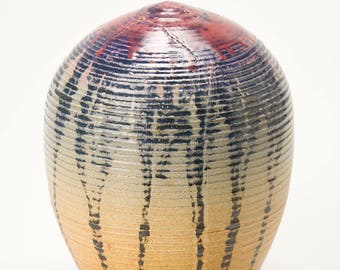 Handthrown Stoneware Closed Vase