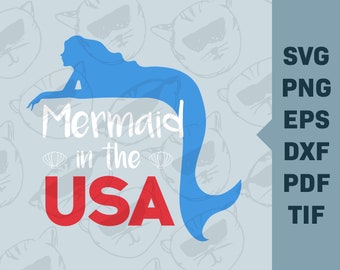 Free Free 88 Mermaid In The Usa Svg SVG PNG EPS DXF File