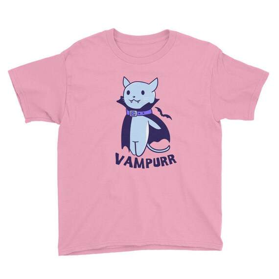 Vampurr Vampire Cat Cute Halloween 