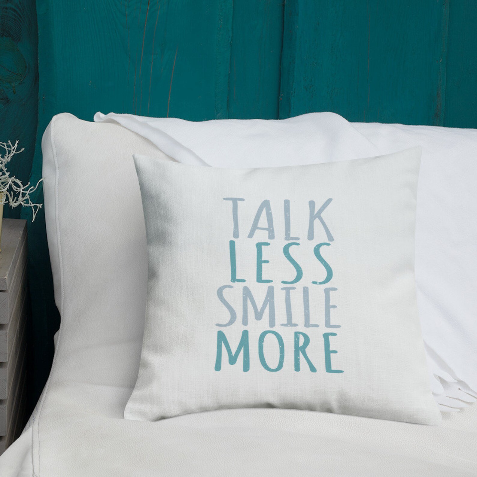 Hamilton Pillow Talk Less Smile More Hamilton Gift Throw Etsy