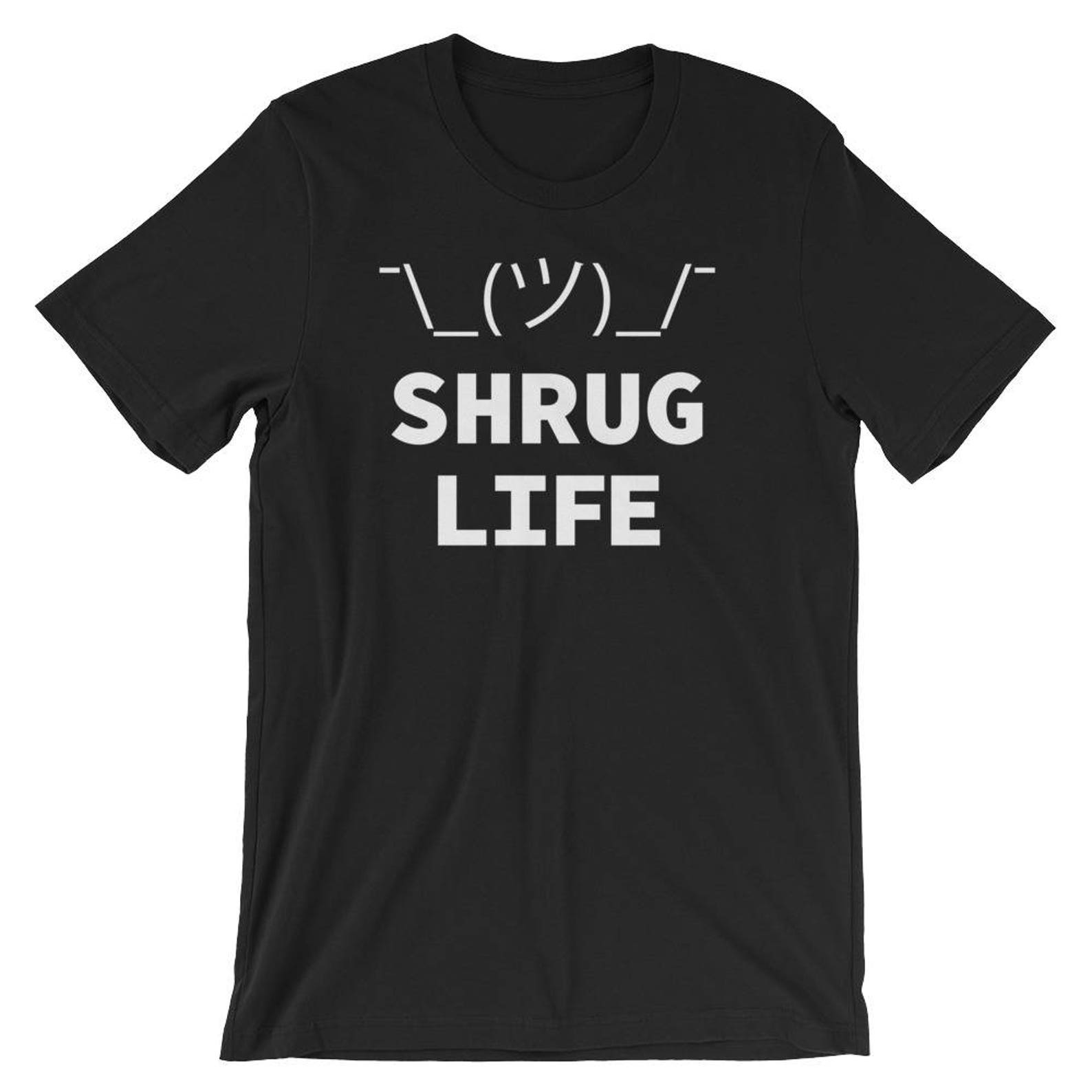 Shrug Life Funny Programmer Shirt Reddit Shrug Meme Etsy