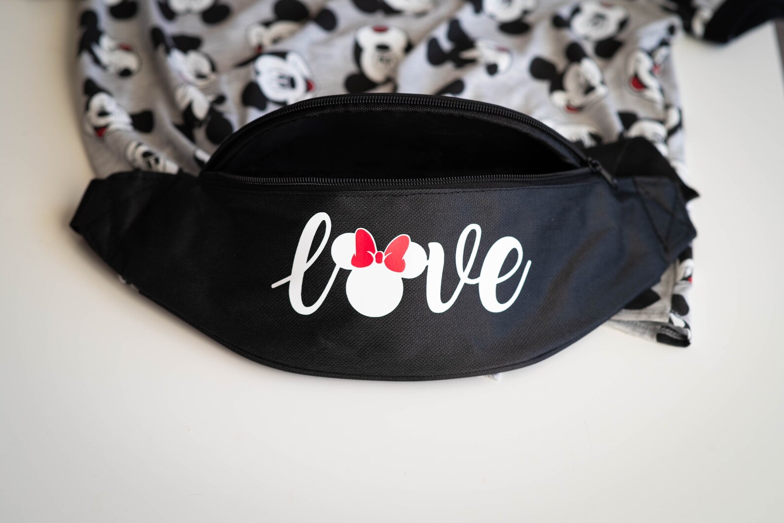 Disney Fanny Pack Black Fanny Pack Fanny Pack For Disney Etsy