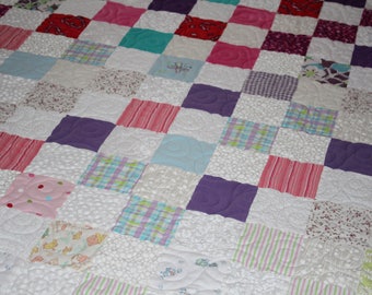 The Modern Baby Clothes Quilt - DEPOSIT ONLY, Custom Made Memory Quilt, Girl's and Boy's Clothing