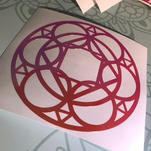 Black Mage Leylines Holographic Vinyl Sticker