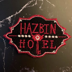 Hazbin Hotel Schild Aufnäher