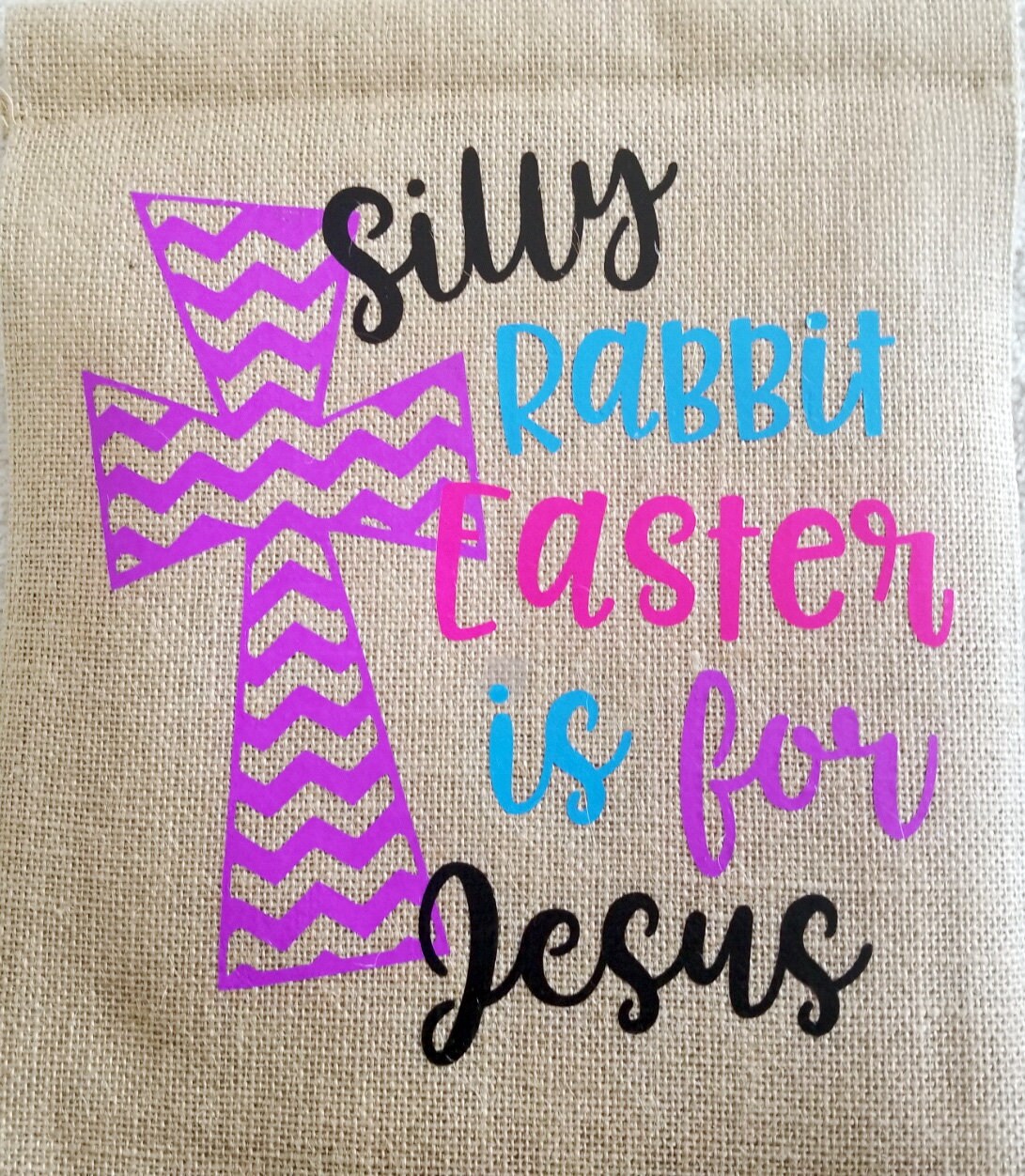 Easter Garden Flag Easter Cross Flag Garden Flag Burlap Etsy