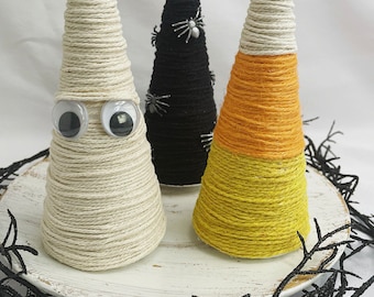 Yarn Tree - Halloween Decor