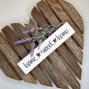 Wood Block Sign - Home Sweet Home - Farmhouse Decor