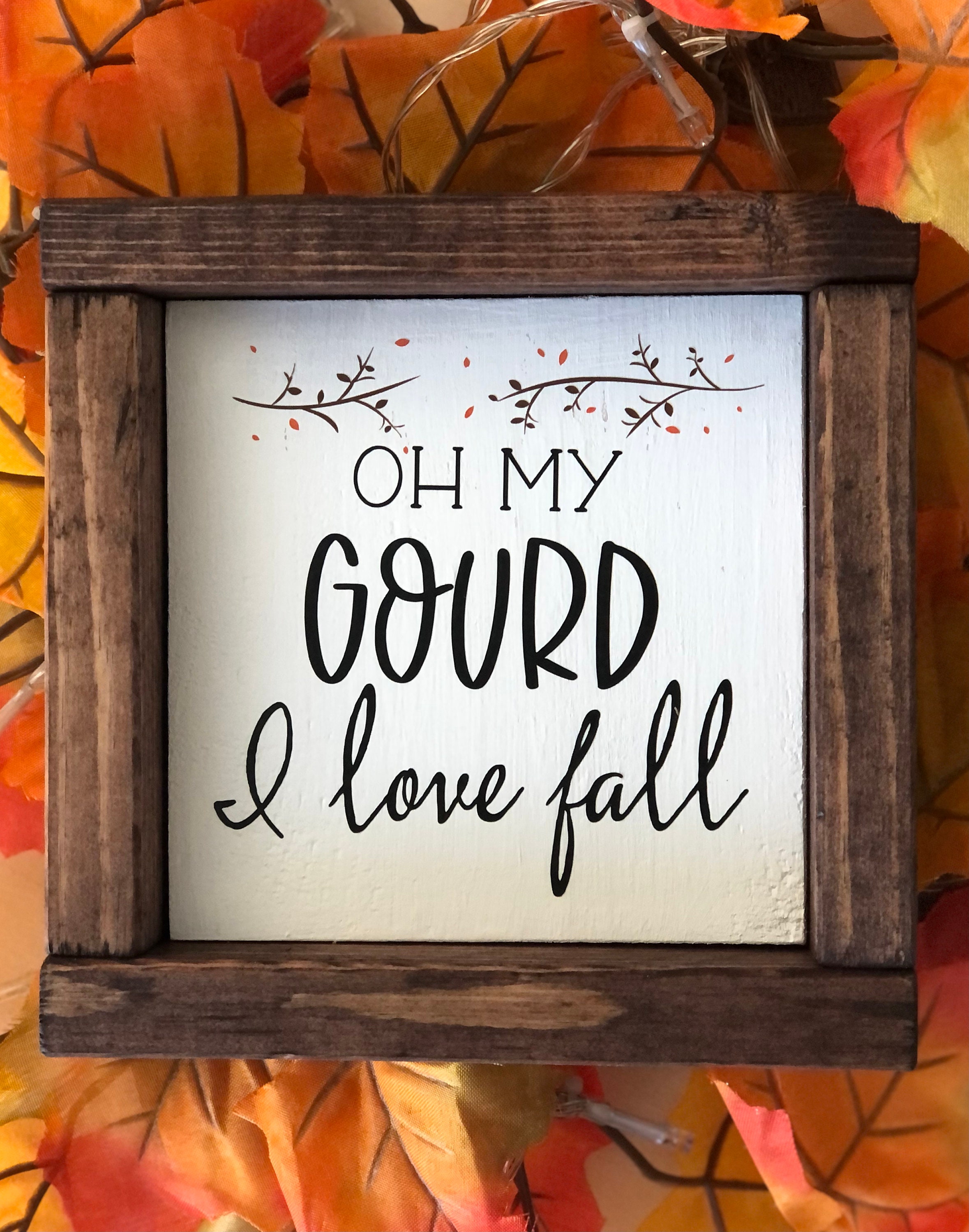 Rustic Wooden Fall Sign - Etsy