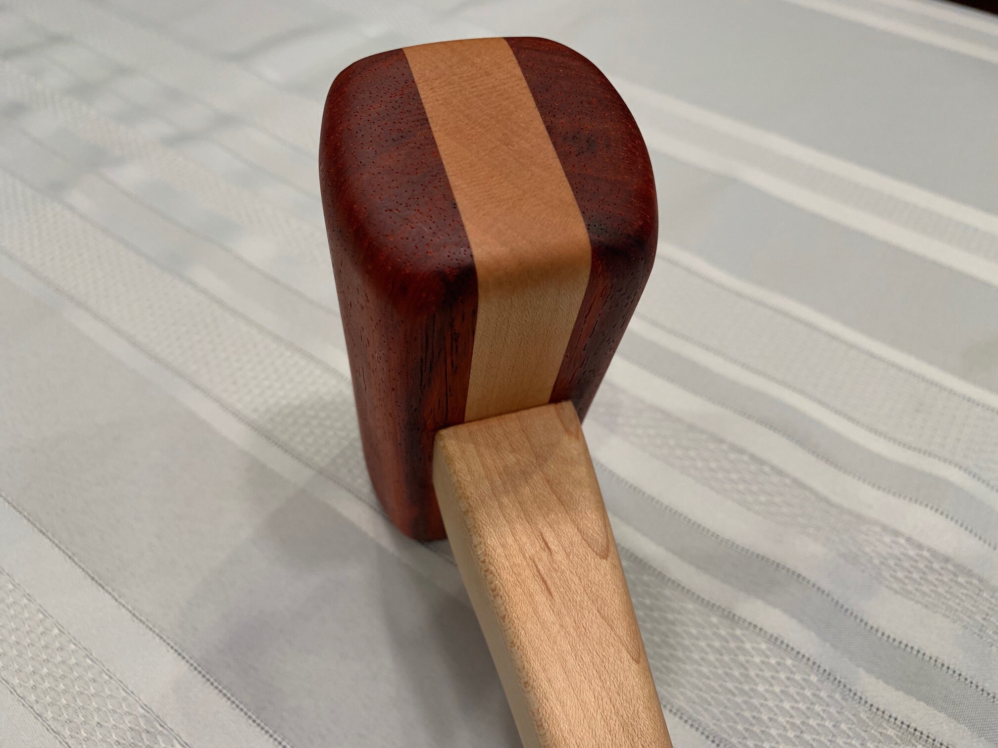 Joiners Mallet Made From Exotic Padauk and Hard Maple Etsy