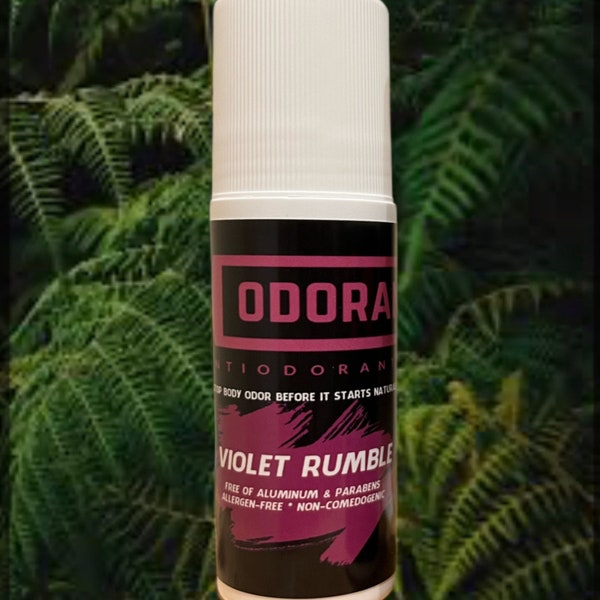 All over body Xodorant natural antiodorant - Violet Rumble - a natural BO solution that works.