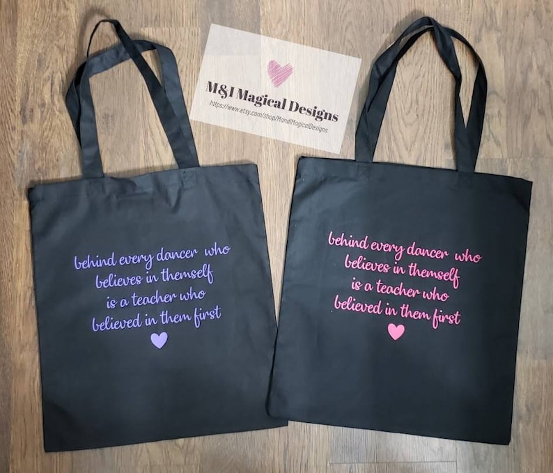 Personalized DANCE Teacher Gift. Teacher Bag. Lined Makeup Bag Etsy