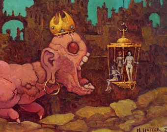 The Chariot - original oil painting