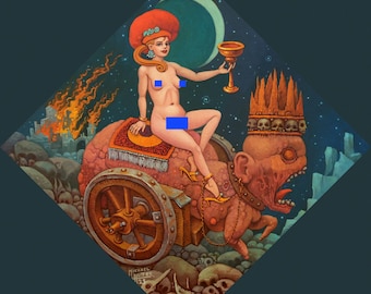 The Chariot - original oil painting