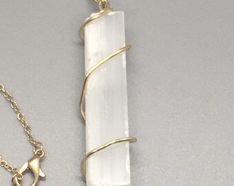 Selenite Pendant