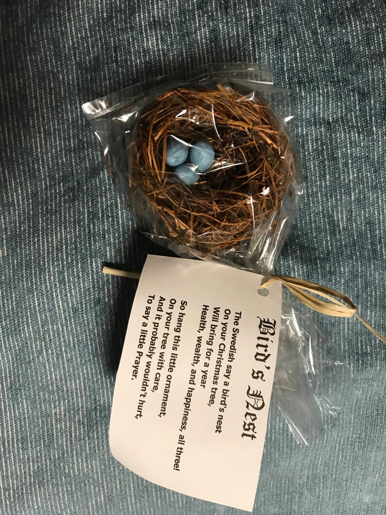 Lucky Birds Nest Ornament Etsy