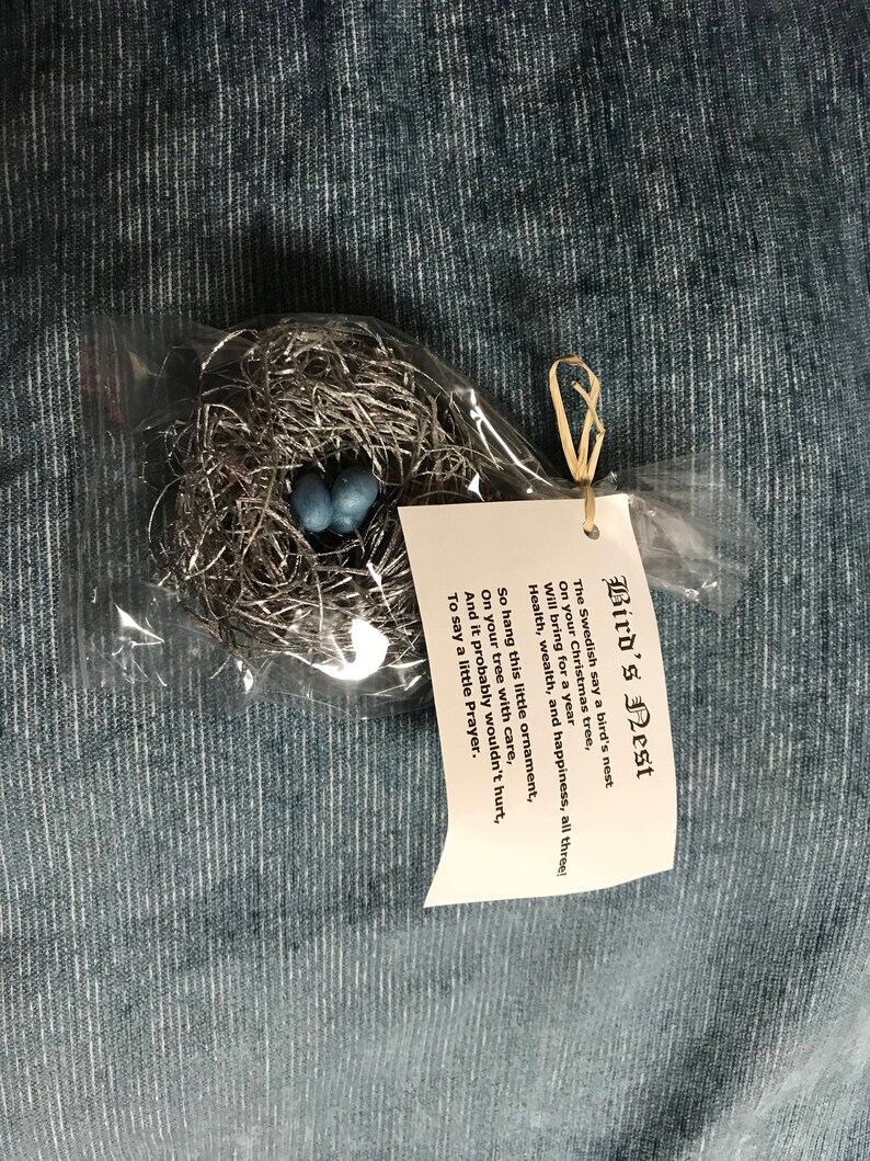 Lucky Birds Nest Ornament Etsy