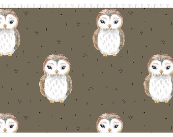 Softshell Owl - In-house production - By the meter OEKO-TEX STANDARD 100