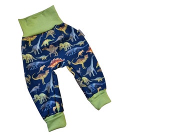 Softshell pants dinosaurs, outdoor pants, mud pants, digging pants, forest kindergarten windproof, dinosaurs, other motifs possible