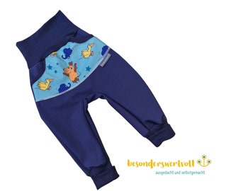 Softshell pants The Mouse, outdoor pants, mud pants, Buddel pants, forest kindergarten - windproof, Magic Softshell, blue, shipment with the mouse