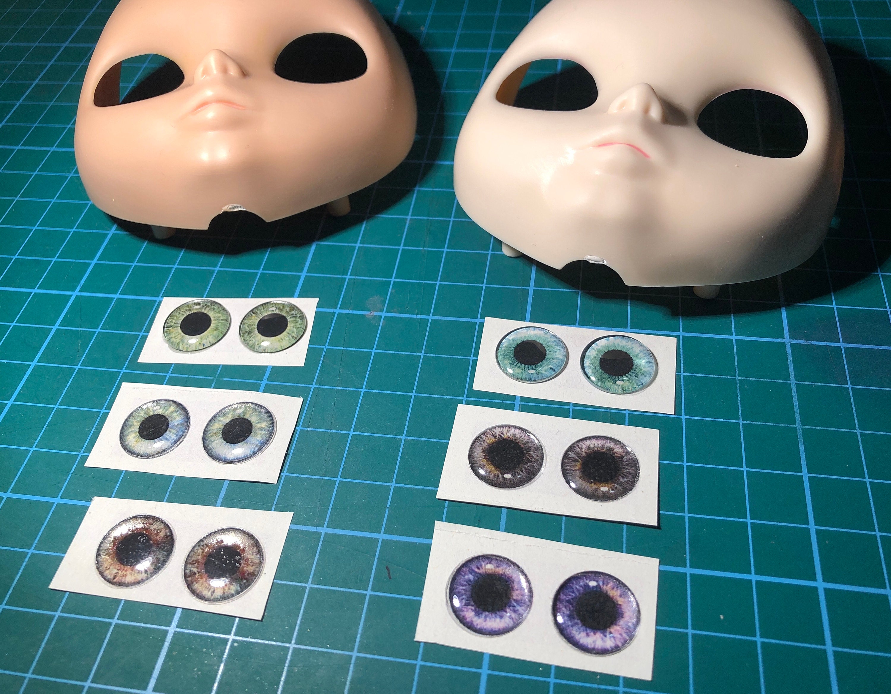 60 Pairs of PRINTABLE Realistic Eye Chips for Blythe Dolls Instant ...