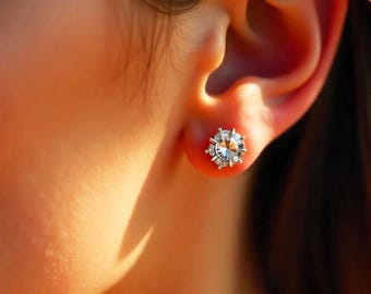 Earring Mockup: Jewelry Display Template (Canva PNG)