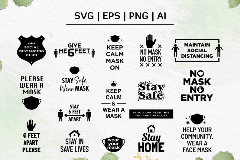 Download Face mask svg bundle face mask svg cricut face mask svg ...