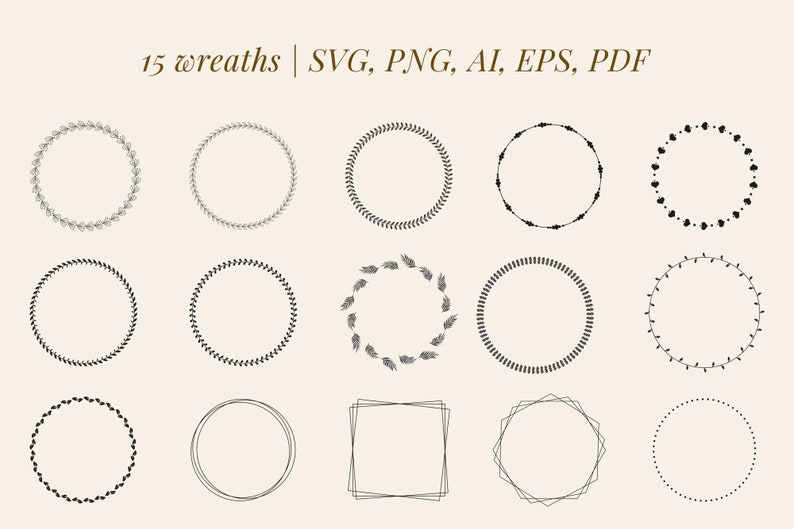 Download Floral Frame Svg Monogram Frame Svg Circle Frame Svg Wreath Svg Laurel Wreath Svg Floral Wreath Svg Laurel Svg Christmas Wreath Svg Art Collectibles Digital Minyamarket Com