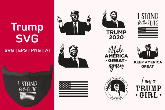 Download Free Trump Svg Cut Files God Bless America Svg Trump Svg Trump Etsy SVG Cut Files
