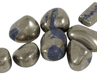 Pyrite High Graded Tumbled Stone
