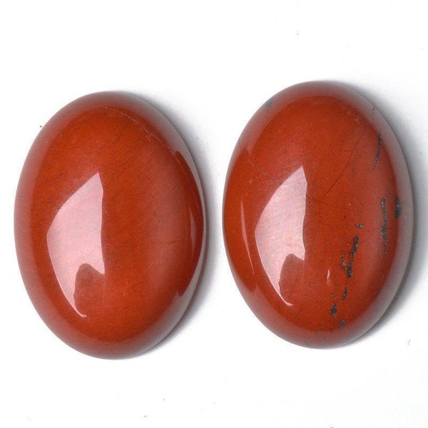 Red Jasper Palm Thumb Worry Stone 30-40 mm