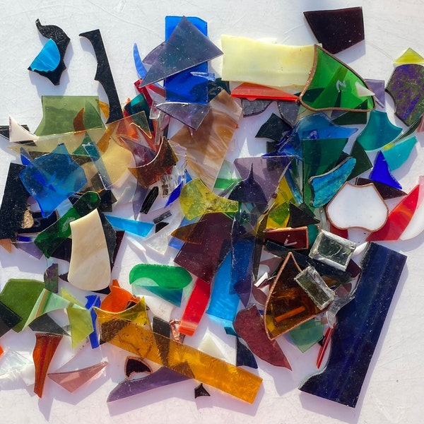 Stained Glass Pieces Etsy