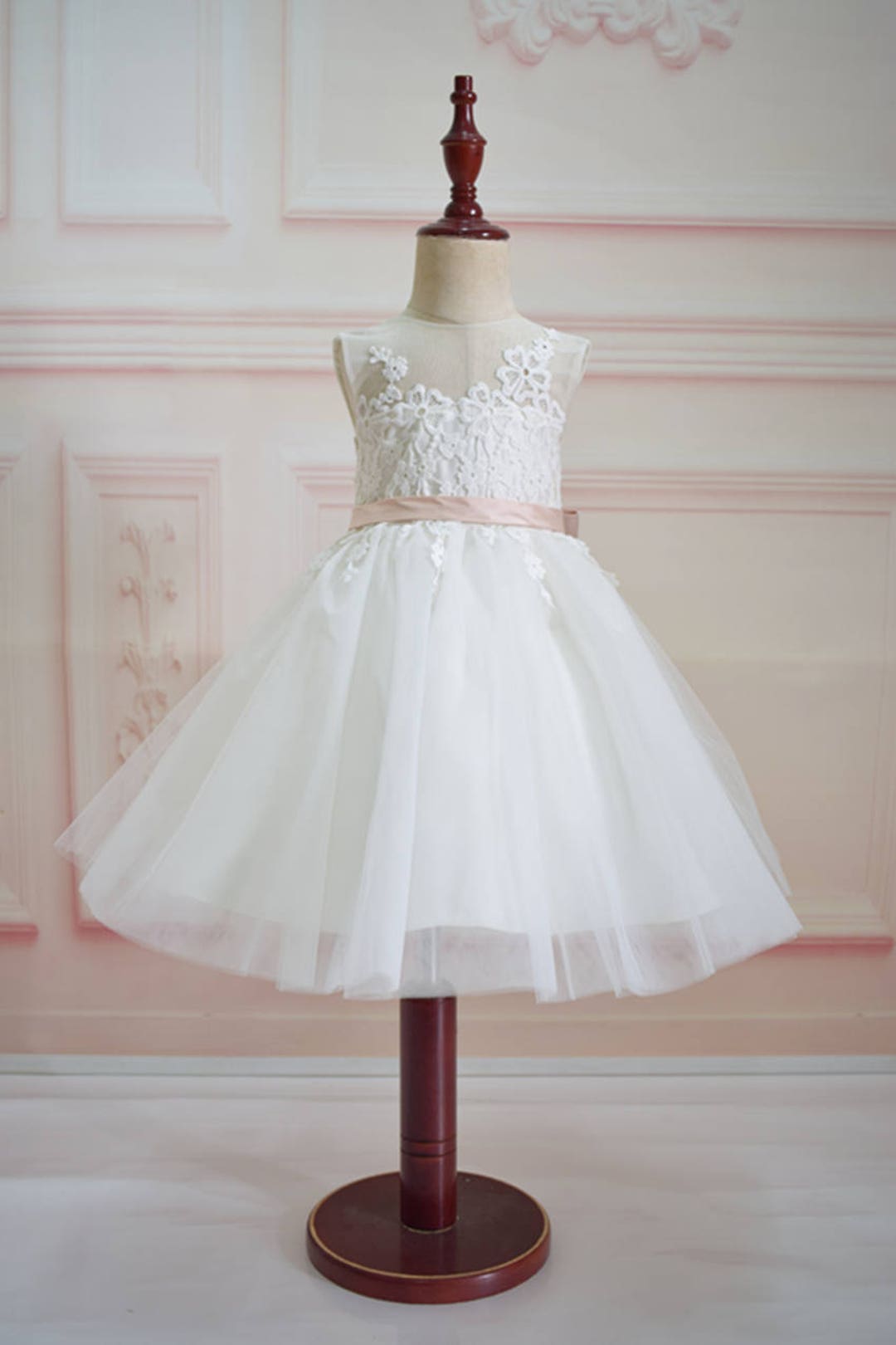Fiona Flower Girl Dress - Harvest Ivory