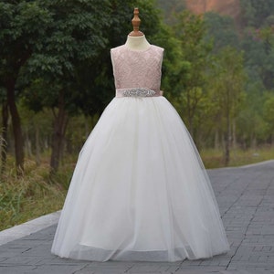 Two tone flower dress