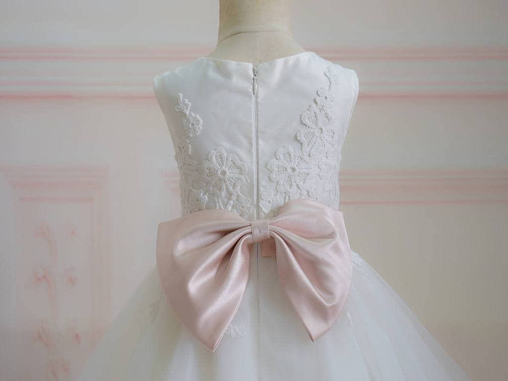 Fleur Dress in Ivory and Sage or Ivory and Blush