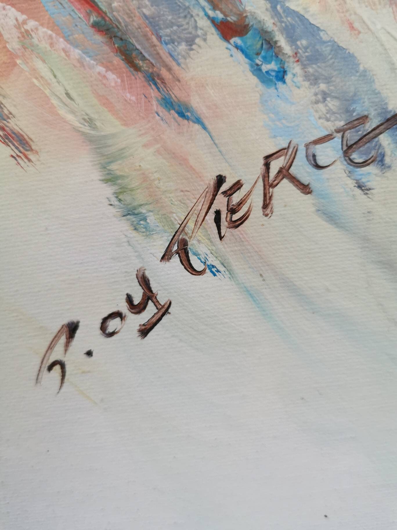 LARGE Roy Pierce an Affordable Art Original Abstract Oil on Etsy