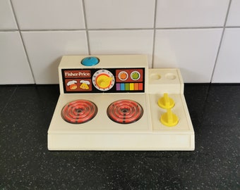 Vintage Fisher Price Play Electric Hob 1978, made in Great Britain