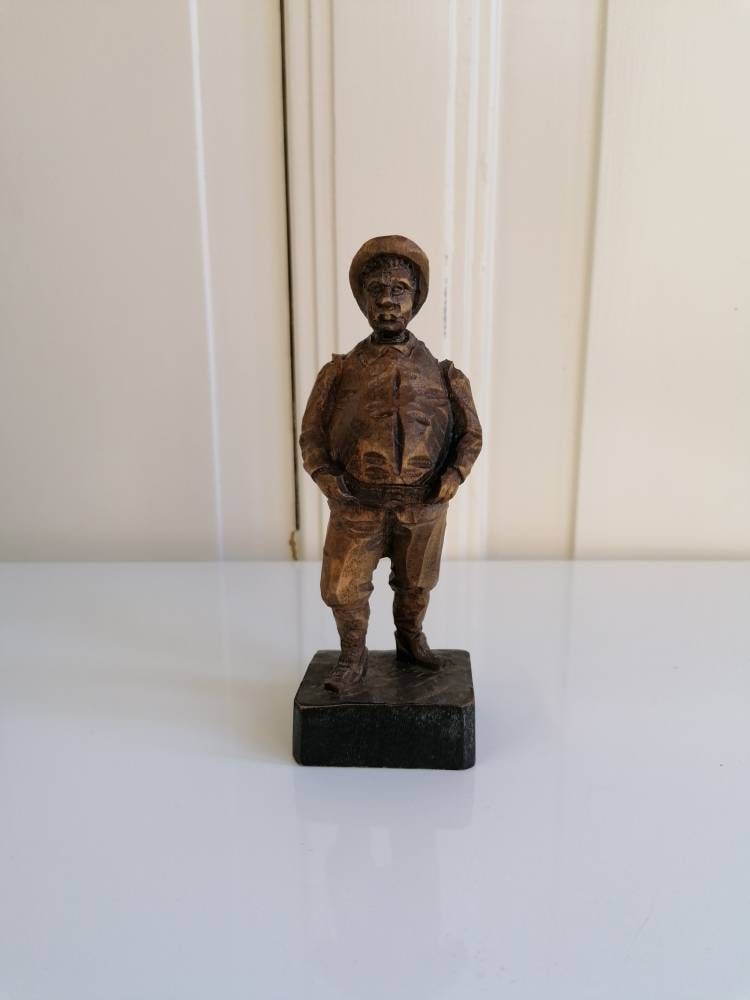 スペインOURO社VTG No.248-1A,1B 木彫りドンキホーテとサンチョパンサ