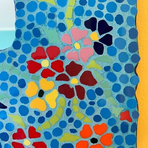 Mosaik Spiegel quadratischer Wandspiegel mit Keramikfliesen | Etsy